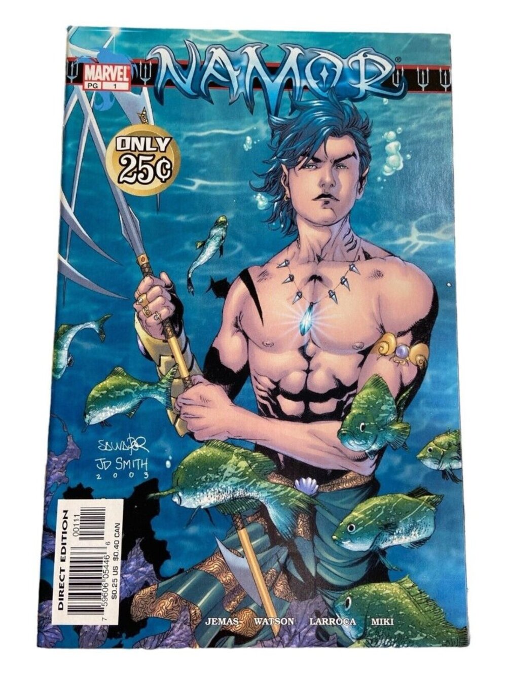 Namor #1 Marvel 2003 25¢ Edition Variant Larroca Cover VF/NM Comic Book